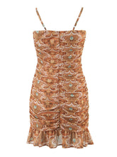 Robe courte à volants Sutton